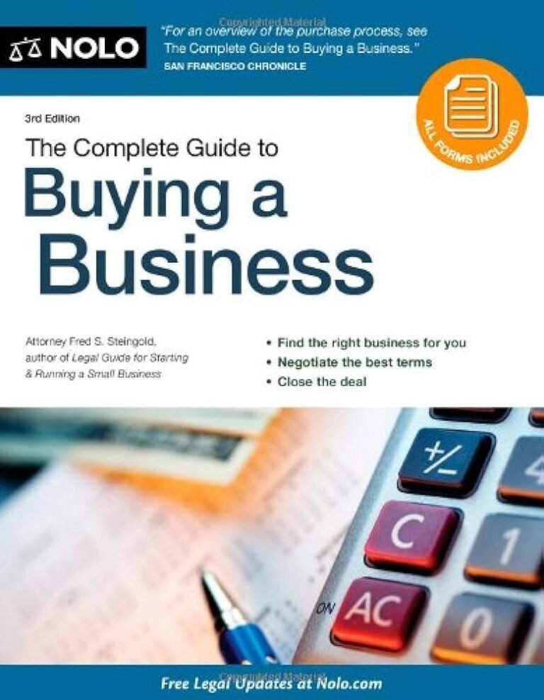 Complete Guide to Buying a Business by Fred S. Steingold Full Cover